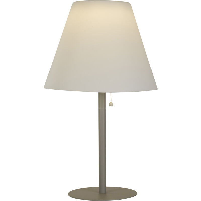 foto del prodotto lampada da scrivania contemporanea venezia acciaio argento bianco led 1,6w 0k