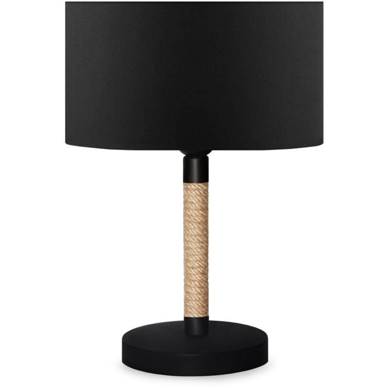 foto del prodotto lampada da scrivania e27 altezza 37 cm nera 030007400