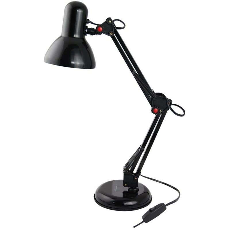 foto del prodotto lampada da scrivania esperanza eld112k nero plastica 12 w