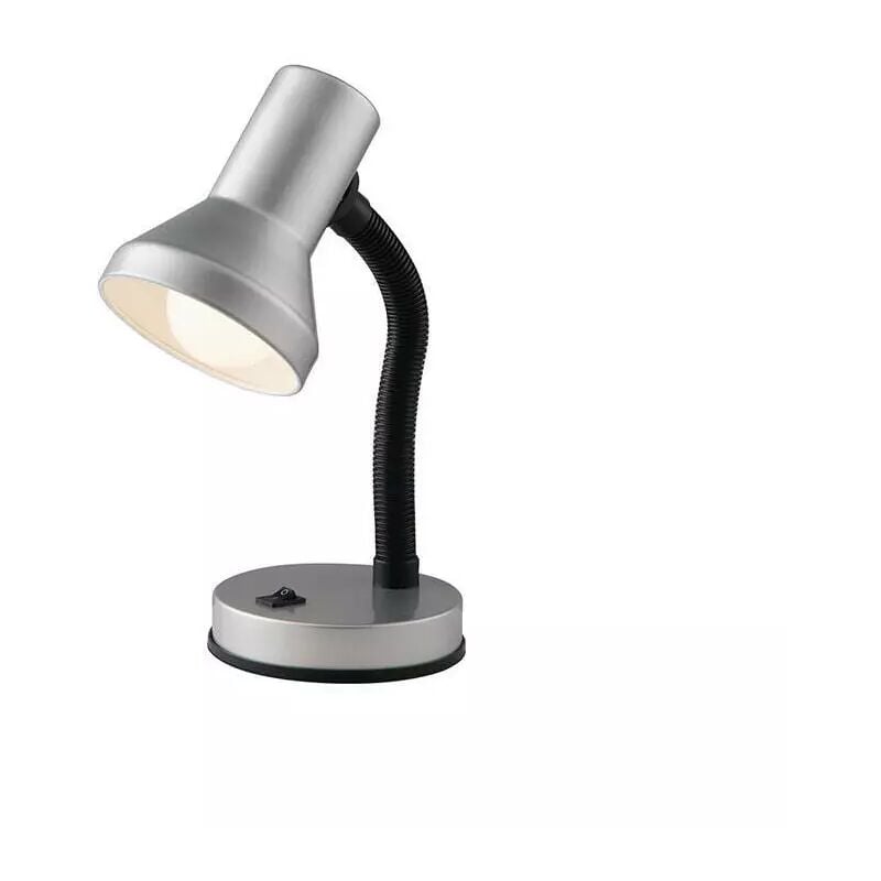 foto del prodotto lampada da scrivania in metallo argento, 60w