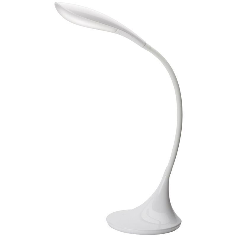 foto del prodotto lampada da scrivania moderna puddy acrilico bianco led 4,5w 3000k