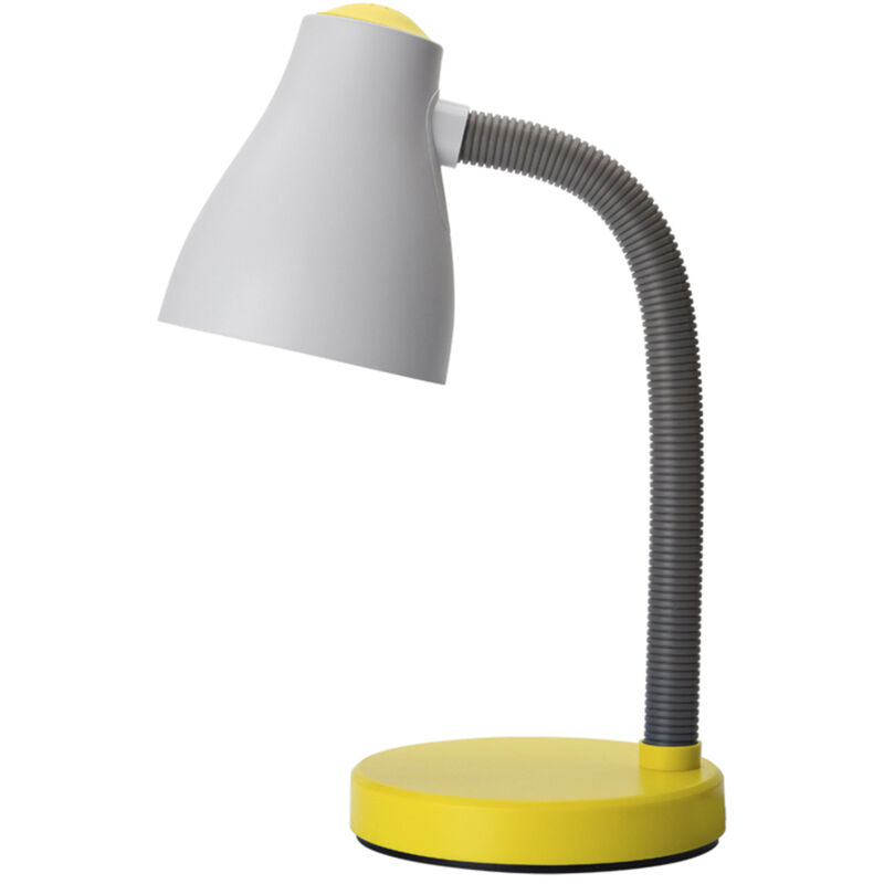foto del prodotto lampada da scrivania moderna toy acrilico giallo 1 luce e27