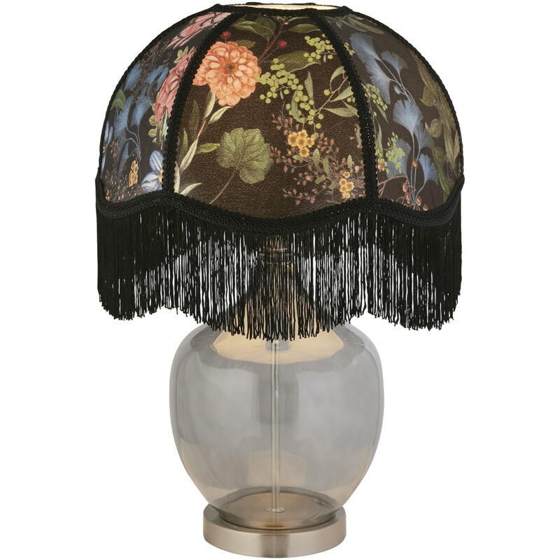 foto del prodotto lampada da scrivania regina acciaio argento vetro multicolor 1 luce e27