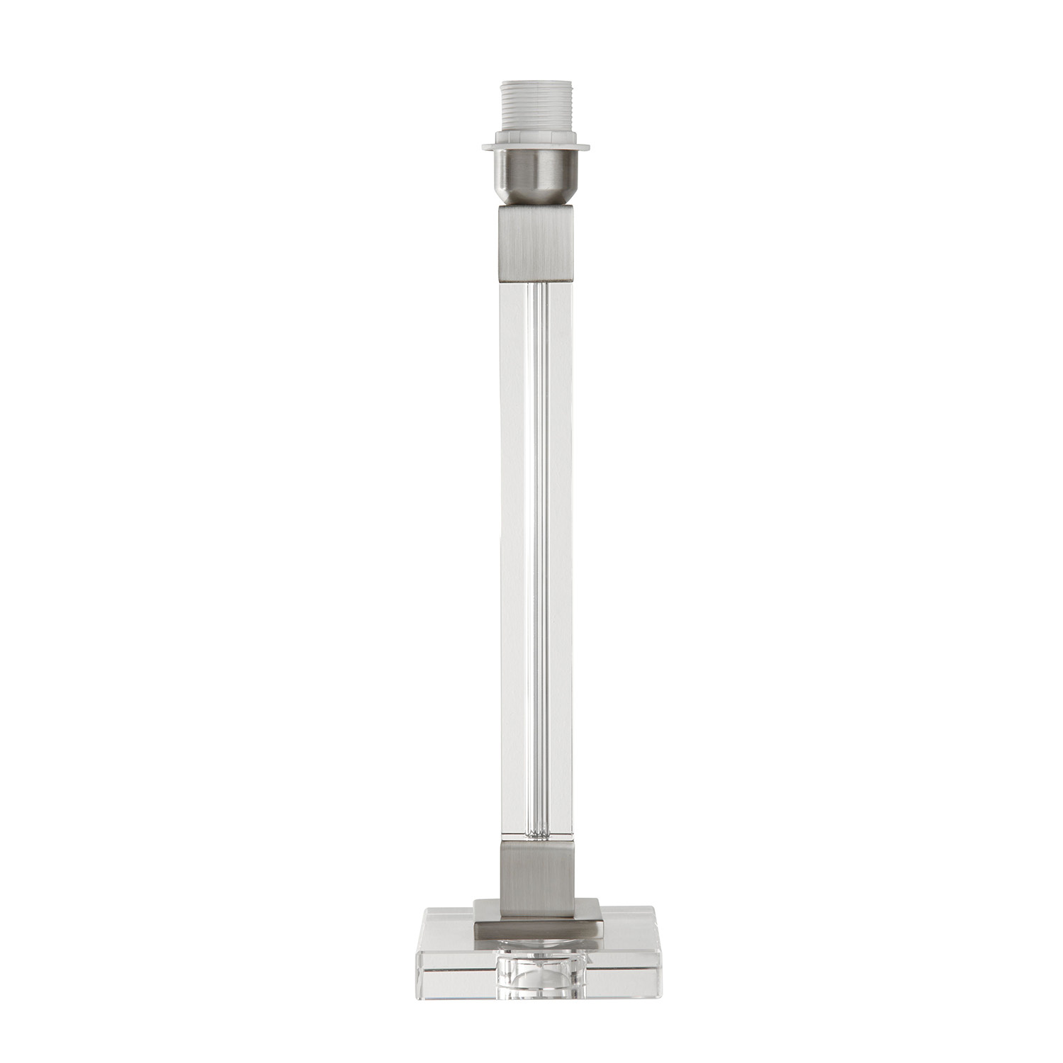 foto del prodotto lampada da scrivania scarborough cristallo argento senza paralume 1 luce e27