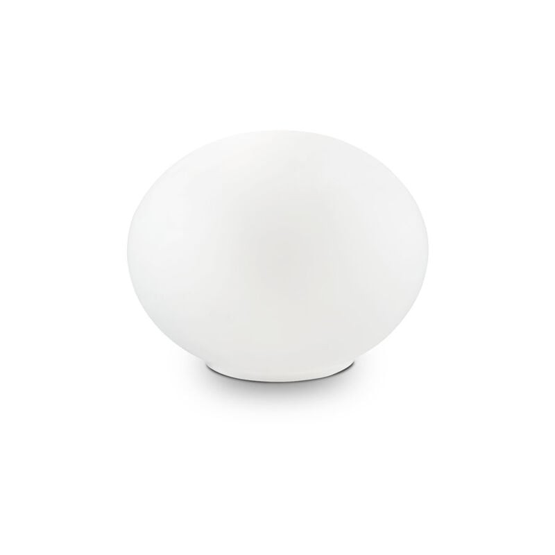foto del prodotto lampada da scrivania ufficio moderna smarties vetro bianco 1 luce g9 3w 3000k