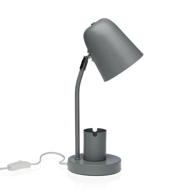 foto del prodotto lampada da scrivania versa grigio metallo 18 x 40 x 14 cm