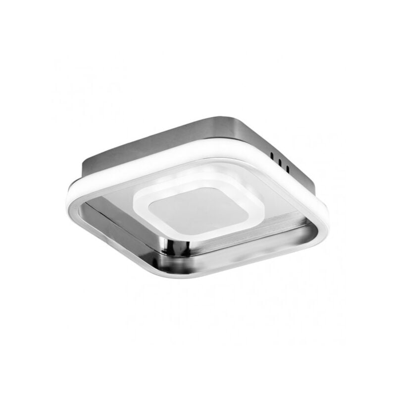 foto del prodotto lampada da soffitto 24w 3000 4000 6000k elma cromo 5,5x21x21 cm 2280 lm c memoria de colore de luce de luce