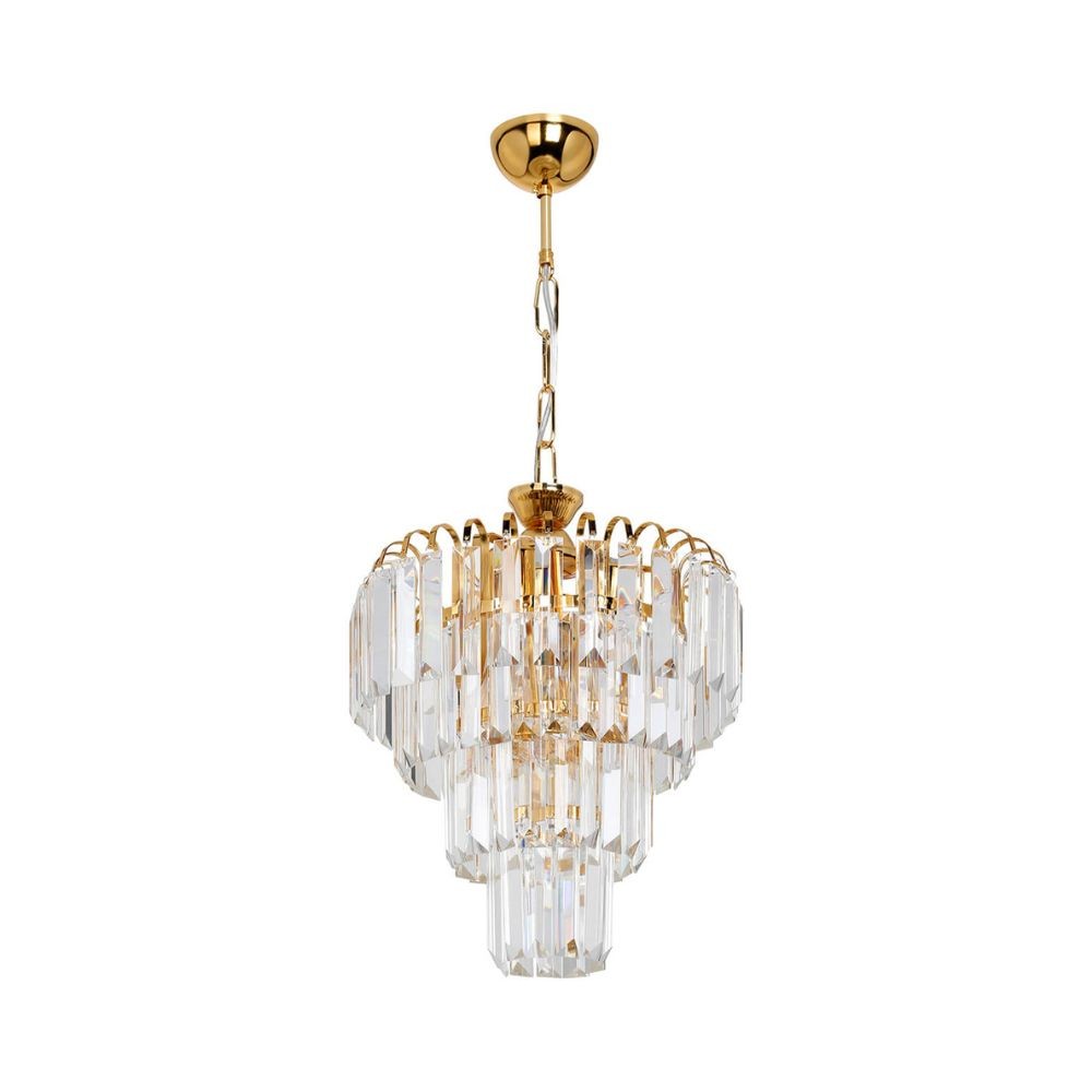 foto del prodotto lampada da soffitto a 3 luci miranda mdl3831 vetro e oro