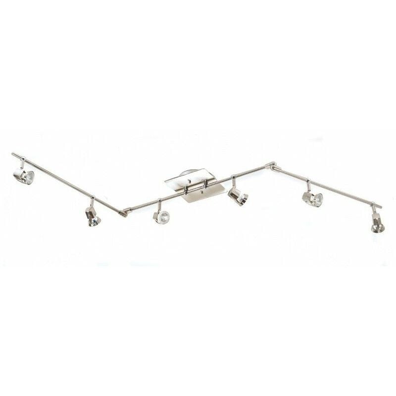 foto del prodotto lampada da soffitto a 6 luci arco nickel satin cristalrecord 014 2000 6 053