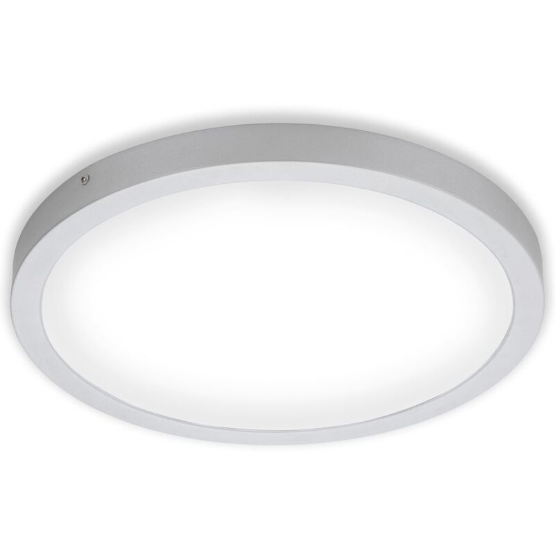 foto del prodotto lampada da soffitto a led 24,5 w 4000k cromato opaco ip20 40,5cm briloner