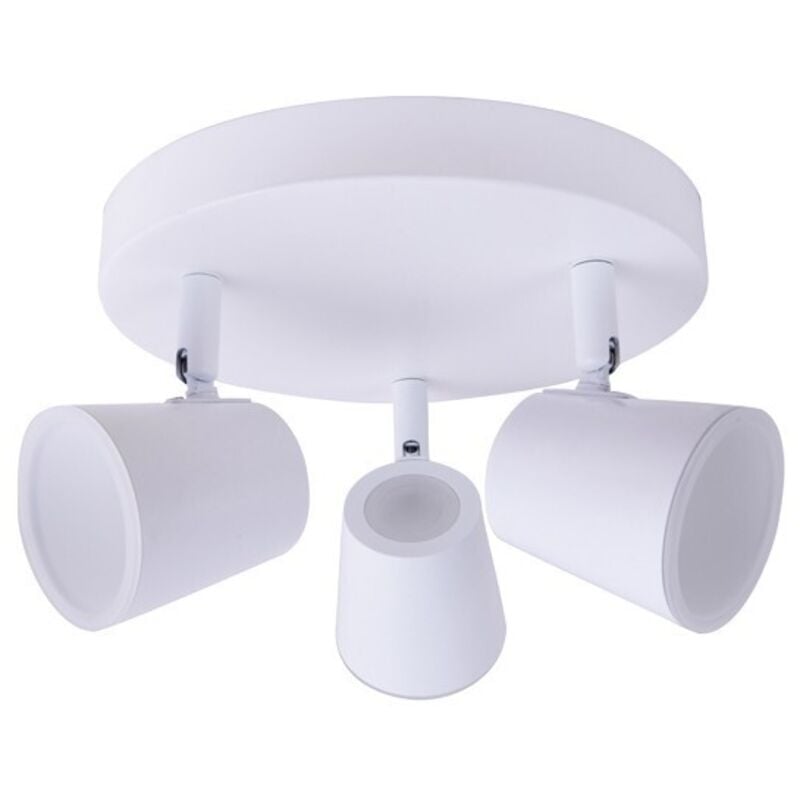 foto del prodotto lampada da soffitto a led 3 faretti 15w 4000k bianco ghiaccio cristalrecord 25-613-01-000