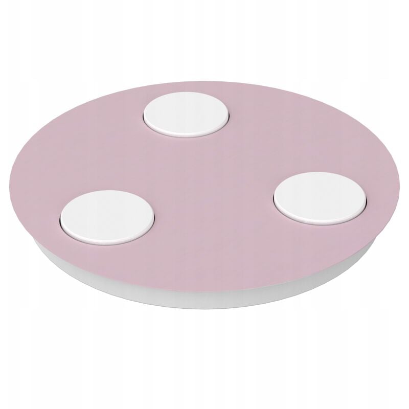 immagine 0 del prodotto lampada da soffitto a led 3x gx53, rosa per bambini e ragazzi