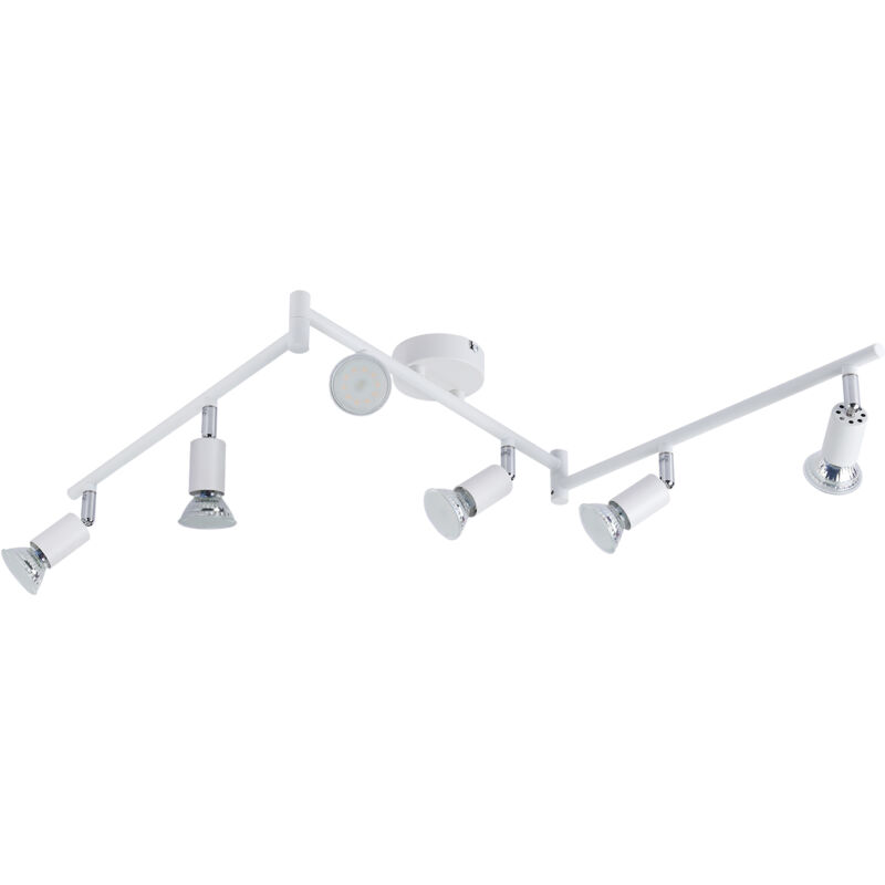 foto del prodotto lampada da soffitto a led 6 punti gu10 faretto da soffitto lampada da soffitto moderna lampada da camera da letto faretto da soffitto per interni
