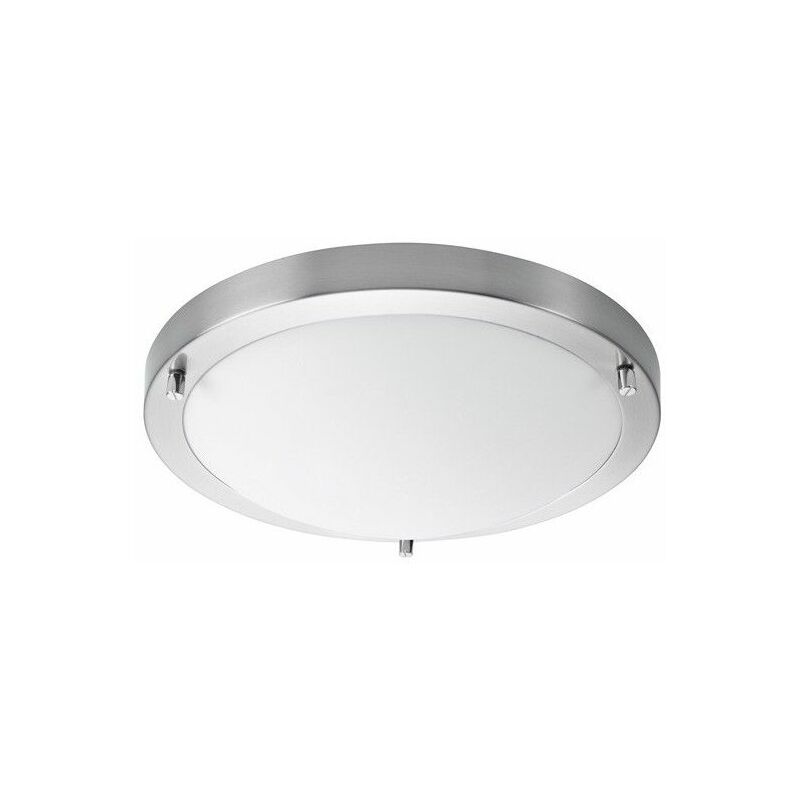 foto del prodotto lampada da soffitto a led ancona nichel 12w cristalrecord 26 090 12 002
