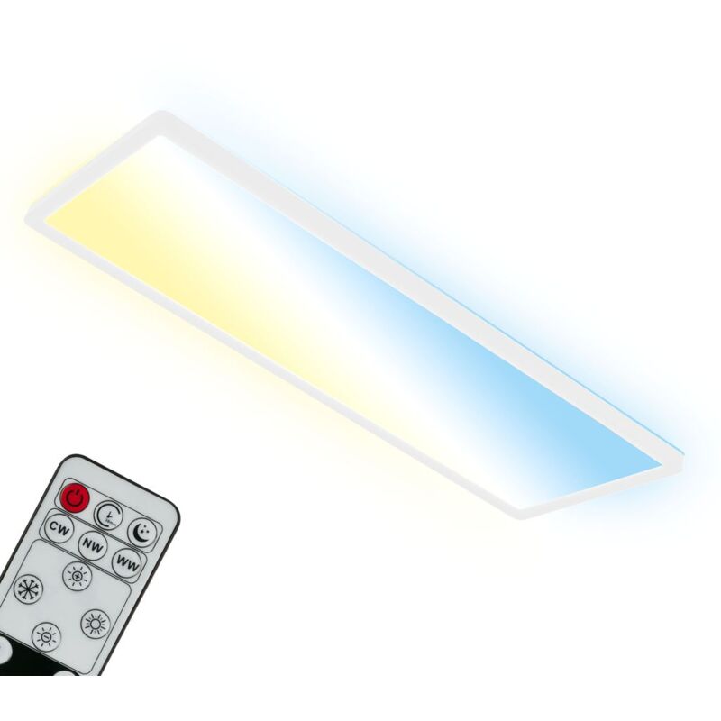 foto del prodotto lampada da soffitto a led cct, lampada da soffitto a led retroilluminata, ultra piatta, dimmerabile, controllo remoto, bianco caldo, bianco neutro,