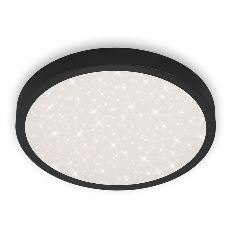 foto del prodotto lampada da soffitto a led cielo stellato 24 w nero metallo plastica briloner