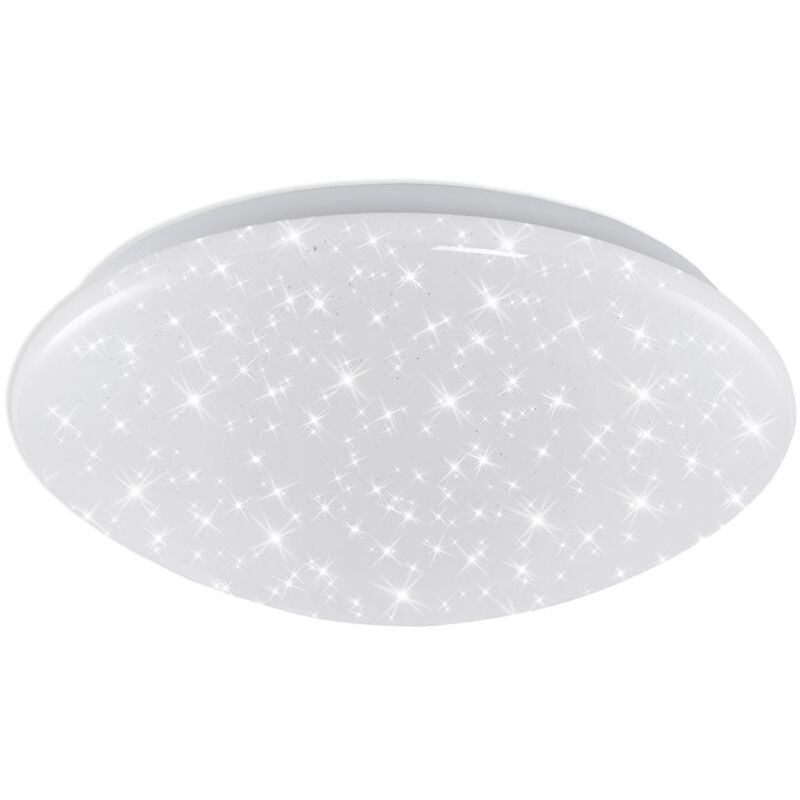 foto del prodotto lampada da soffitto a led cielo stellato ip44 12 w bianco metallo plastica briloner