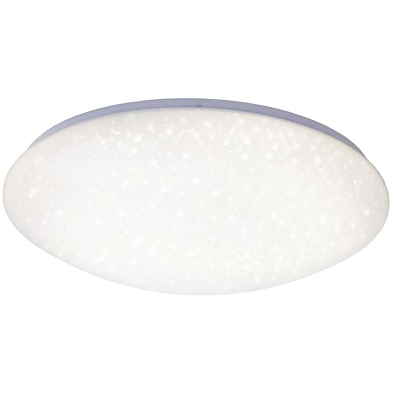 foto del prodotto lampada da soffitto a led con decorazione a stelle lampada da soffitto 24w 49cm bianca briloner