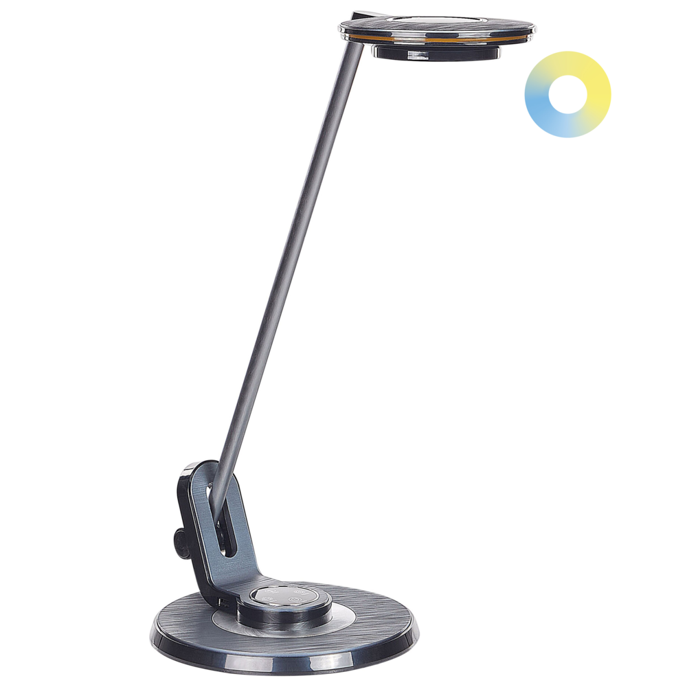 foto del prodotto lampada da soffitto a led con piastra metallica nera 45 cm supporto usb ufficio soggiorno cameretta