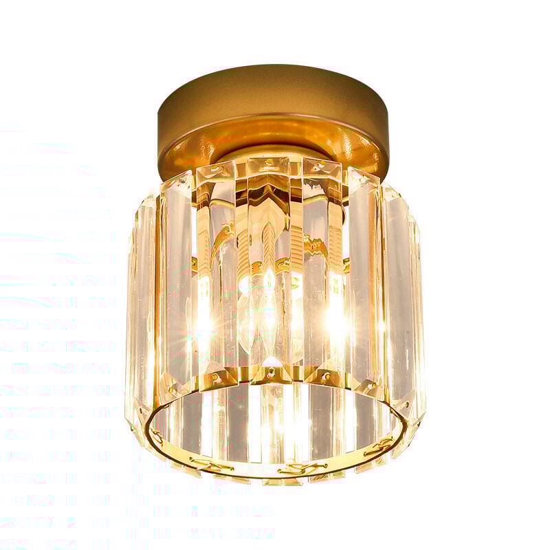 foto del prodotto lampada da soffitto a led in cristallo, mini lampadario in cristallo, lampadario moderno da soffitto, per soggiorno, ingresso, corridoio, camera da