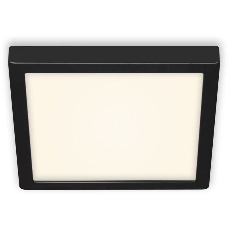 foto del prodotto lampada da soffitto a led lampada da soffitto 21 w 4.000 kelvin bianco nero metallo briloner