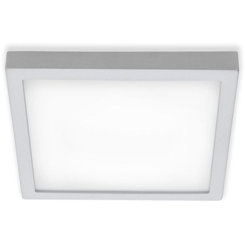 foto del prodotto lampada da soffitto a led lampada da soffitto 21 w quadrata 4000k cromo opaco briloner