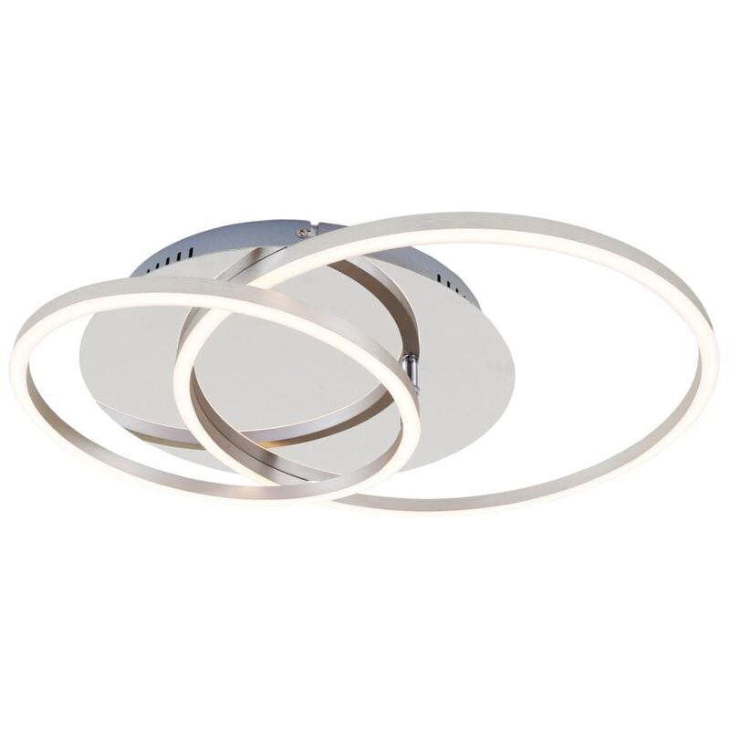 foto del prodotto lampada da soffitto a led lampada da soffitto dimmerabile cromo-alluminio 3000k 30cm 40 w briloner