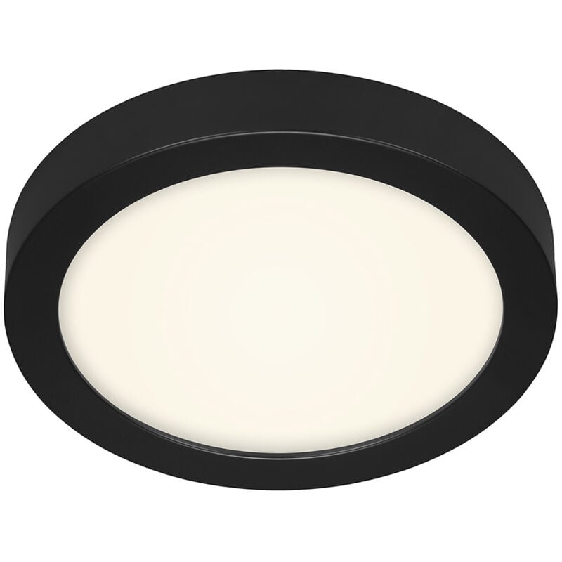 foto del prodotto lampada da soffitto a led lampada da soffitto metallo nero 16,5w dimmerabile 22,5cm briloner