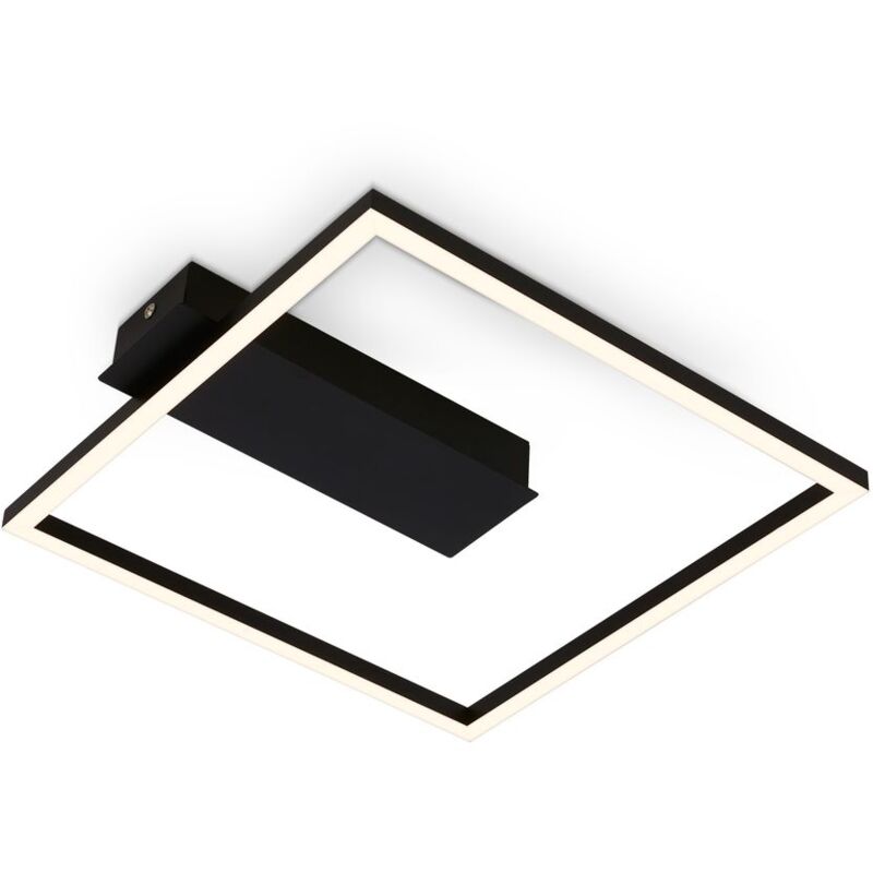 foto del prodotto lampada da soffitto a led, nera, led 14w