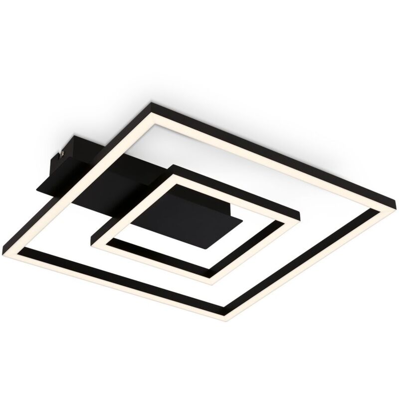 foto del prodotto lampada da soffitto a led, nera, led/22w