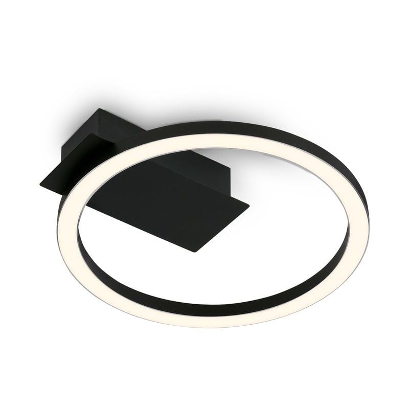 foto del prodotto lampada da soffitto a led, nera, led 5w