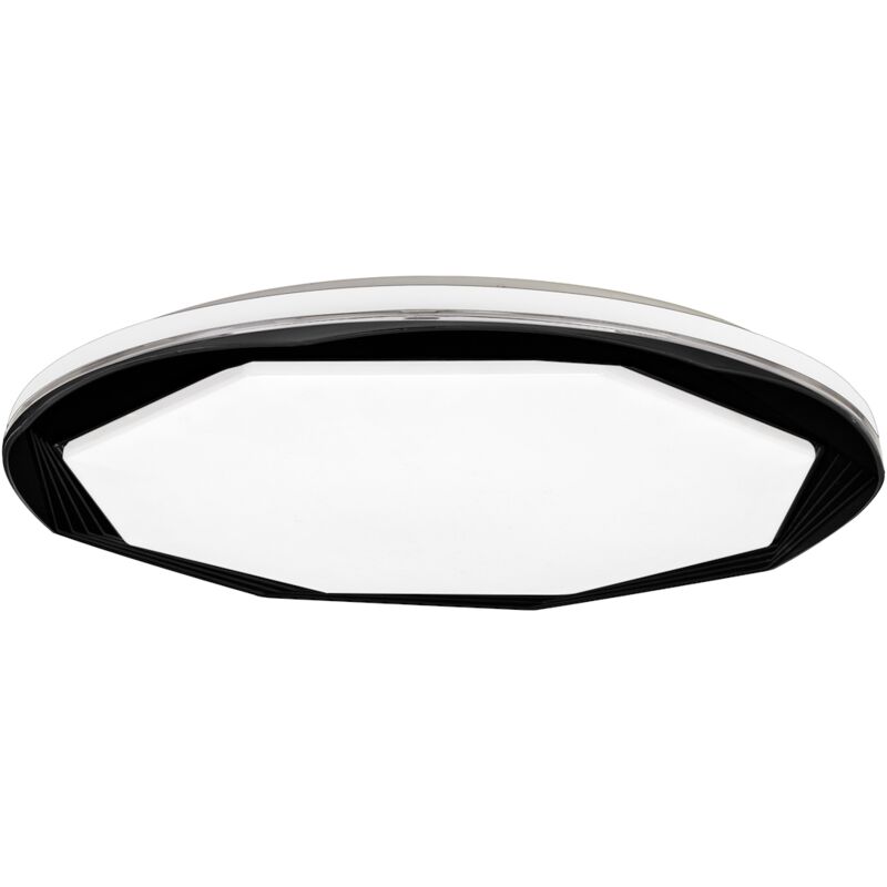foto del prodotto lampada da soffitto a led optima black 52w 480 mm