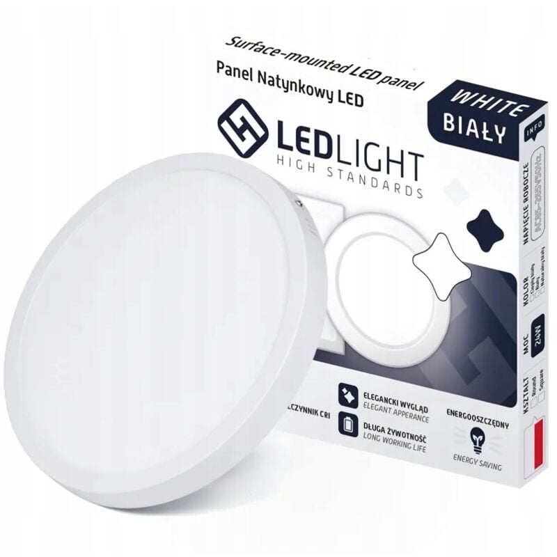 foto del prodotto lampada da soffitto a led pannello da superficie 18w non flinking ccd lampada led da superficie rotonda