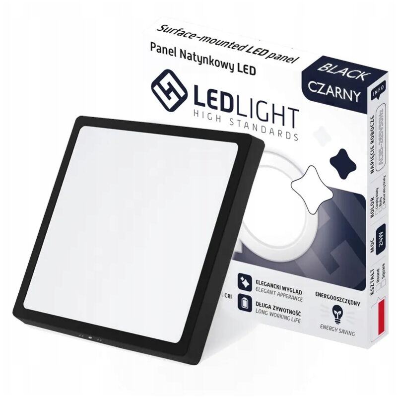 foto del prodotto lampada da soffitto a led pannello da superficie 18w non flinking ccd lampada led quadrata da superficie