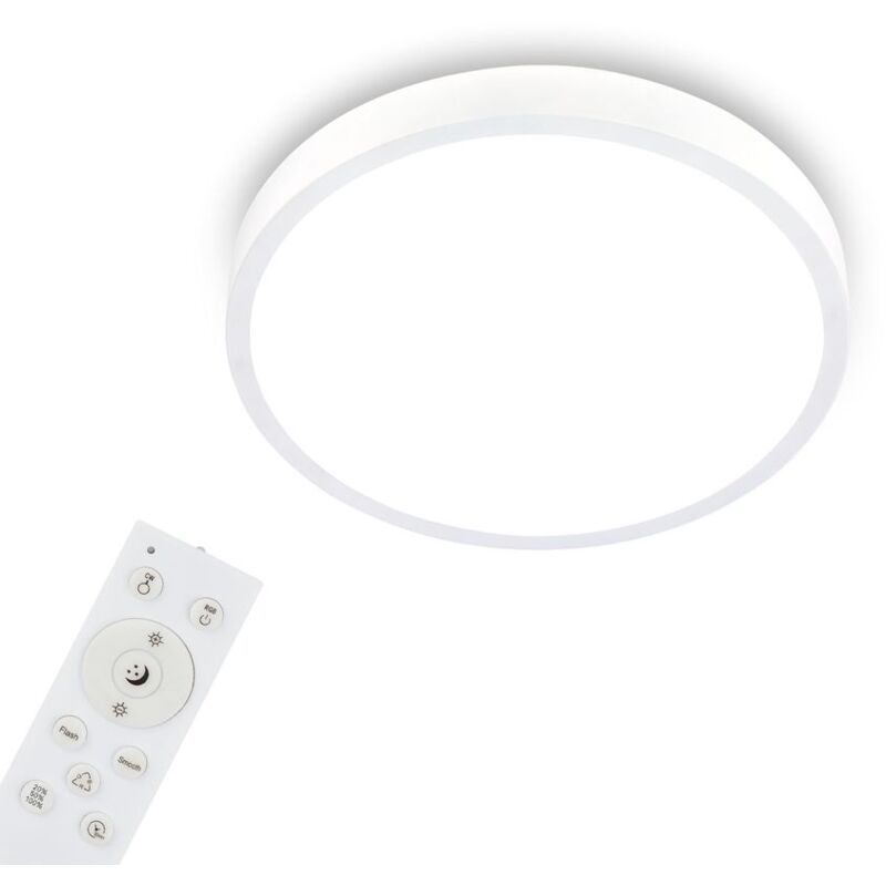 foto del prodotto lampada da soffitto a led rgbw, lampada da soffitto a led dimmerabile, colori di luce colorati, bianco neutro, lampada da parete, telecomando,