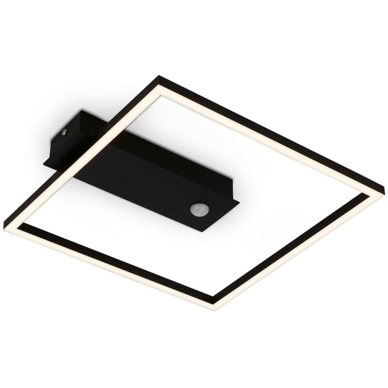 foto del prodotto lampada da soffitto a led, sensore, nero, led 14w