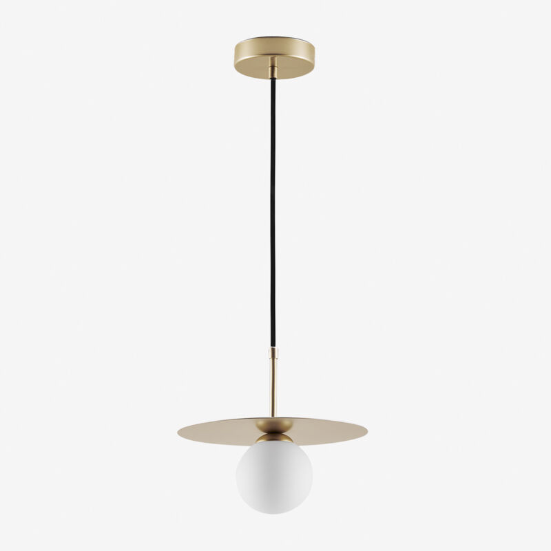 foto del prodotto lampada da soffitto a sfera in vetro jorien sklum