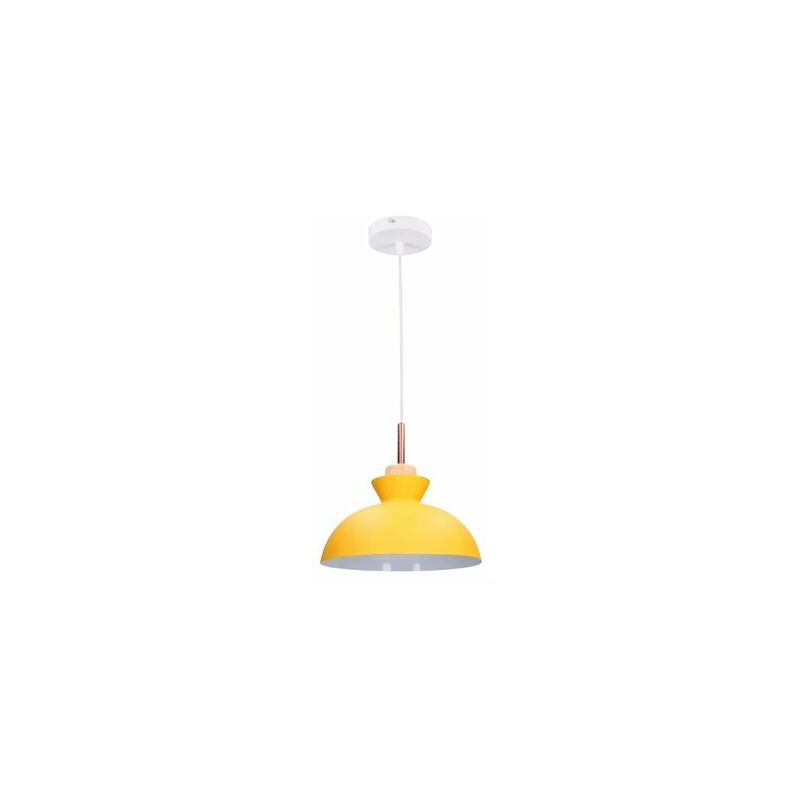 foto del prodotto lampada da soffitto a sospensione serie sompara e27 280mm giallo