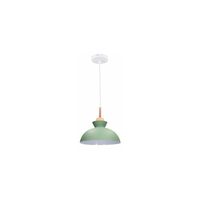 foto del prodotto lampada da soffitto a sospensione serie sompara e27 280mm verde