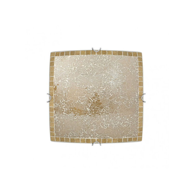 foto del prodotto lampada da soffitto a tenore quadrato 2xe27 ambar mosaico 9x30x30 cm