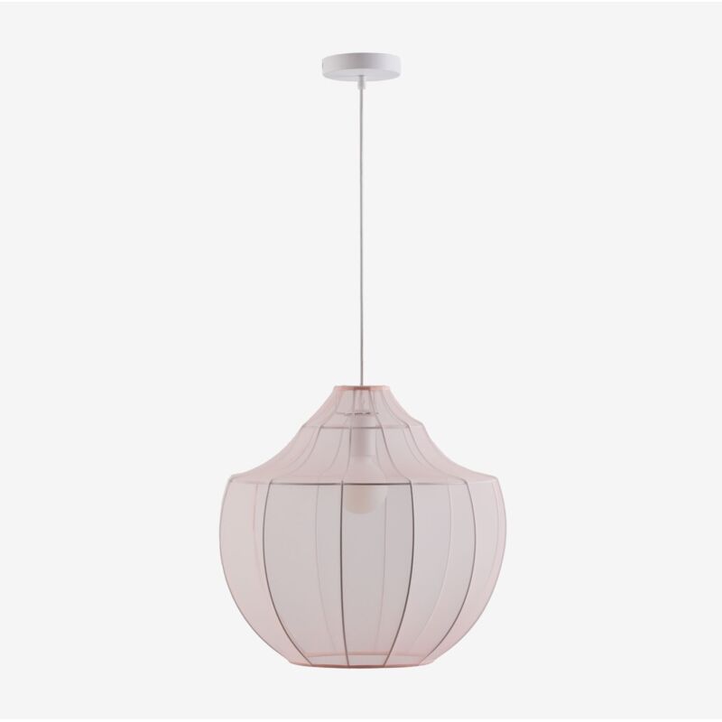 foto del prodotto lampada da soffitto adaya in metallo e tessuto sklum