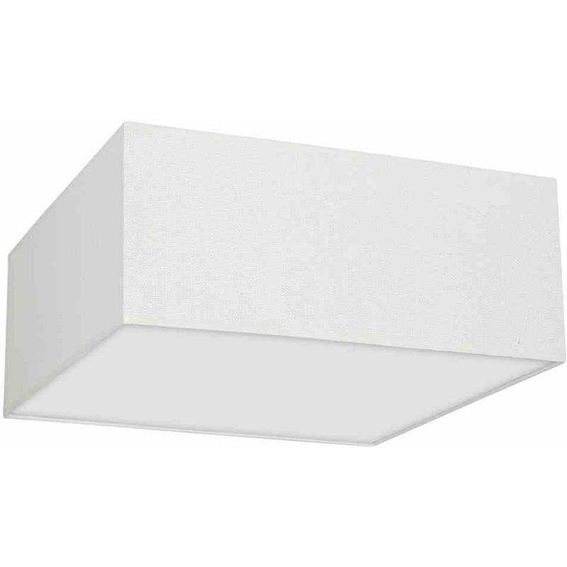 foto del prodotto lampada da soffitto albion bianco cotone 3xe27