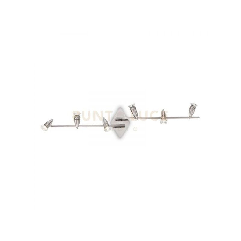 foto del prodotto lampada da soffitto alfa pl6 nickel