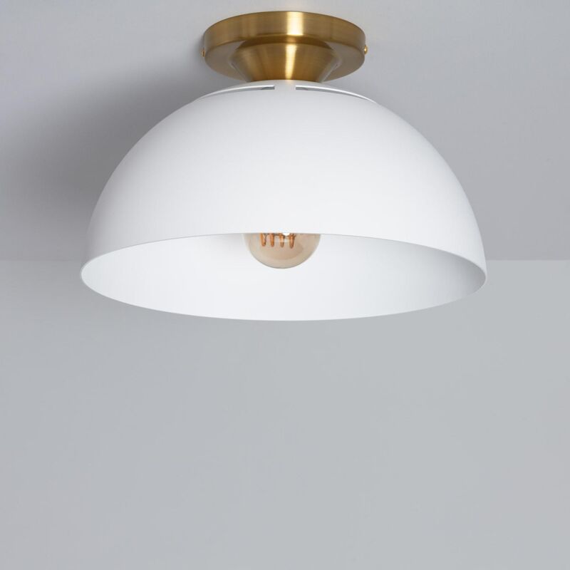 foto del prodotto lampada da soffitto alluminio dem ter bianco