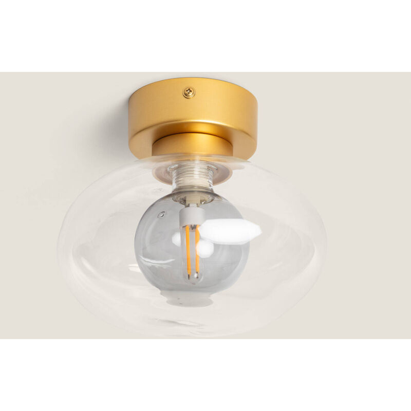 foto del prodotto lampada da soffitto alluminio hassi grigio