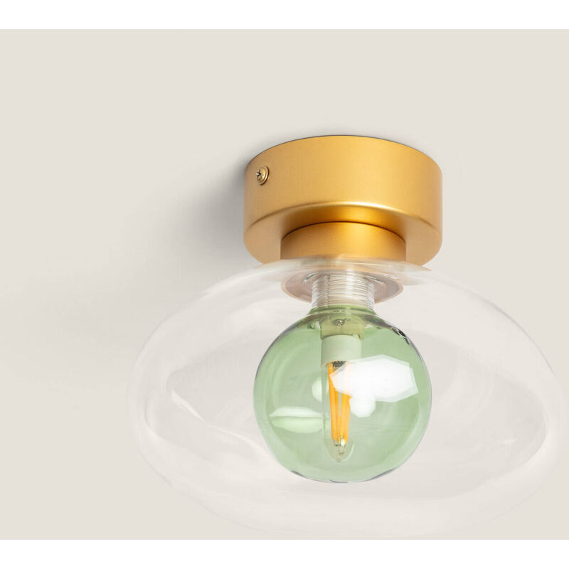 foto del prodotto lampada da soffitto alluminio hassi verde