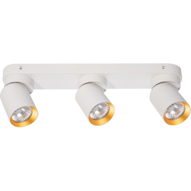 foto del prodotto lampada da soffitto andy 3xgu10 bianco oro