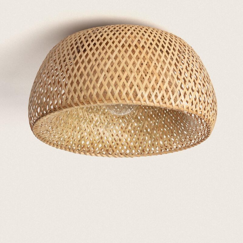 foto del prodotto lampada da soffitto bamb kea big naturale