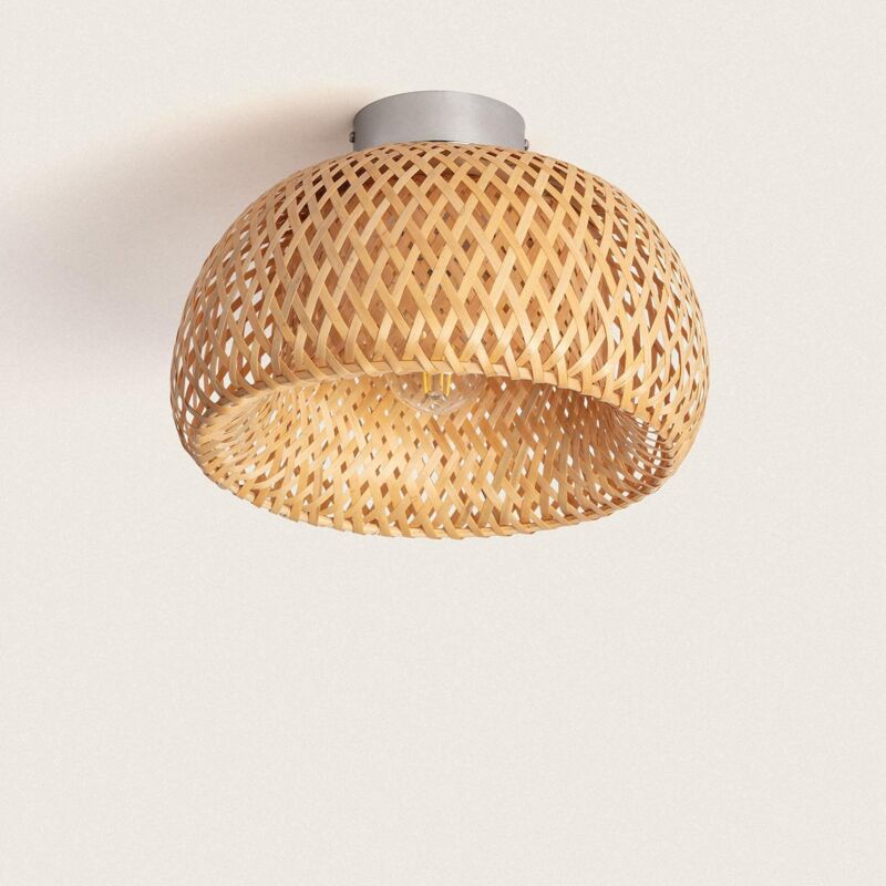 foto del prodotto lampada da soffitto bamb kea naturale