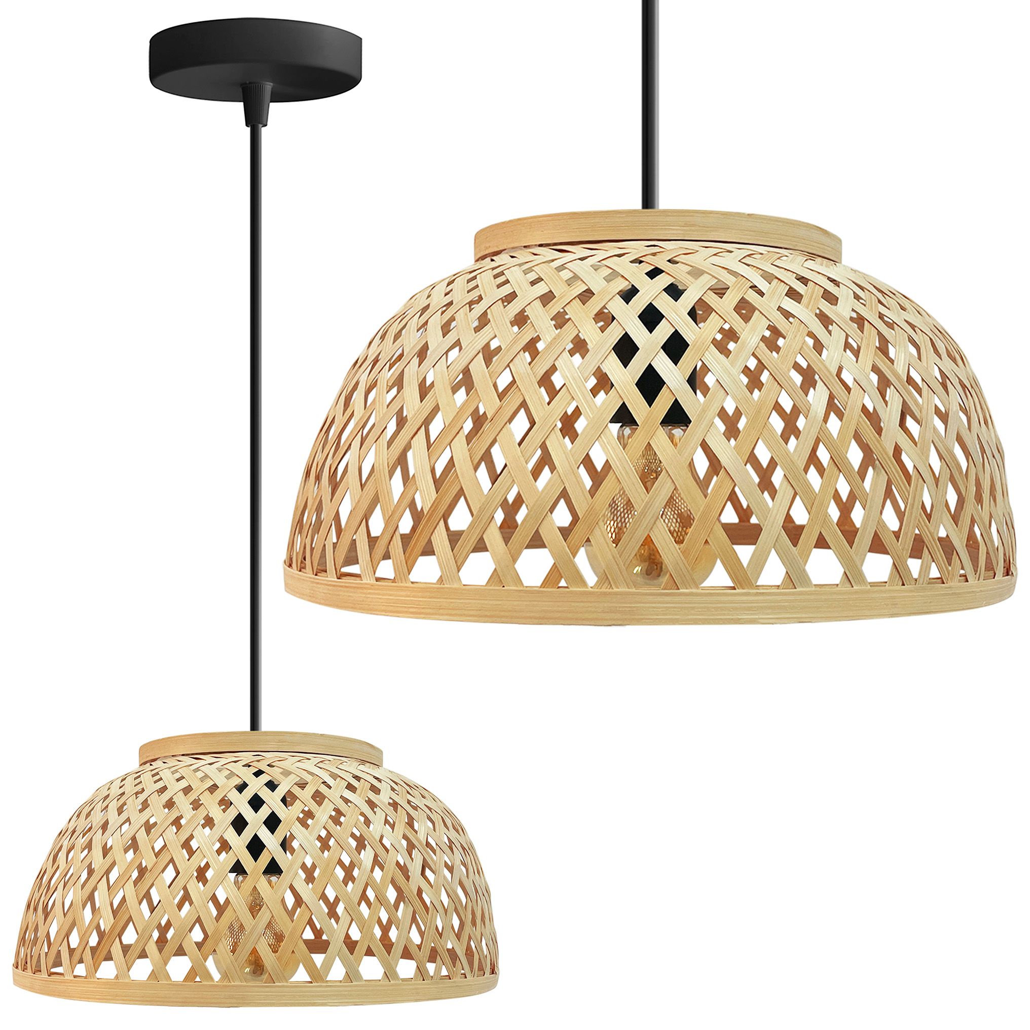 foto del prodotto lampada da soffitto bamboo app1628-1cp